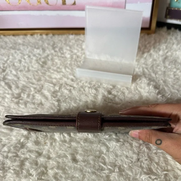 Ultra Rare Celine Denim Popularity Macadam Long Wallet Japan Exclusive - Picture 6 of 12